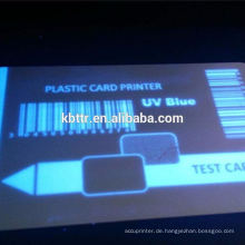 Fluoreszierender UV-Thermotransferband-Zebradrucker transparentes blaues UV-Band